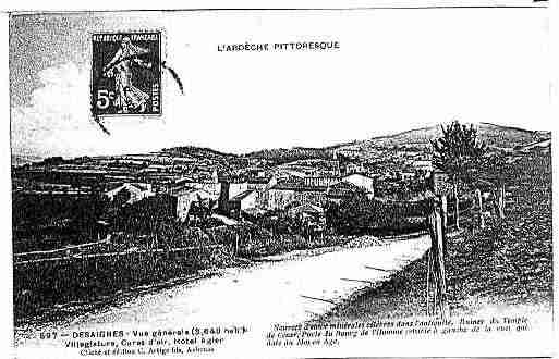 Ville de DESAIGNES Carte postale ancienne