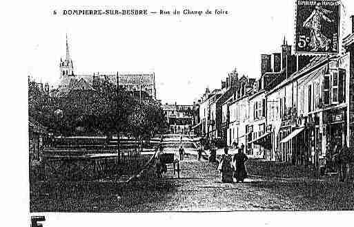 Ville de DOMPIERRESURBESBRE Carte postale ancienne