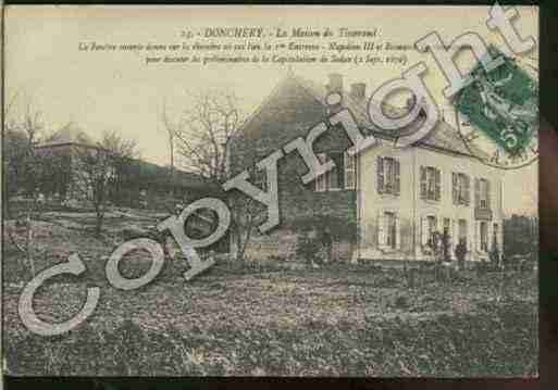 Ville de DONCHERY Carte postale ancienne