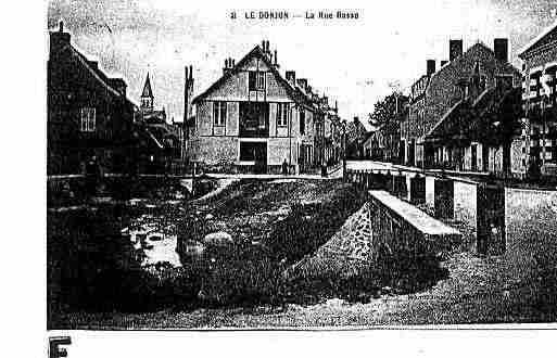 Ville de DONJON(LE) Carte postale ancienne