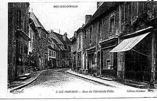 Ville de DONJON(LE) Carte postale ancienne