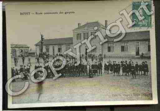 Ville de DOYET Carte postale ancienne