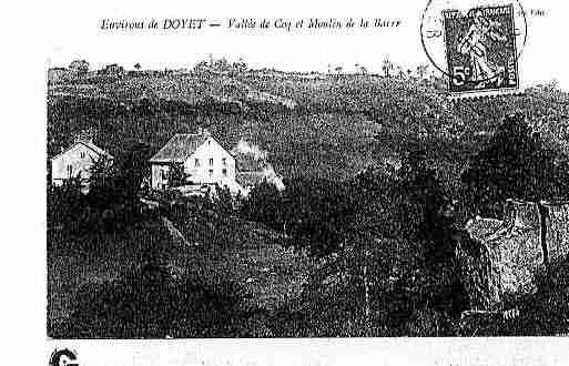 Ville de DOYET Carte postale ancienne