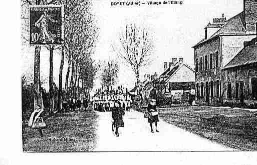 Ville de DOYET Carte postale ancienne