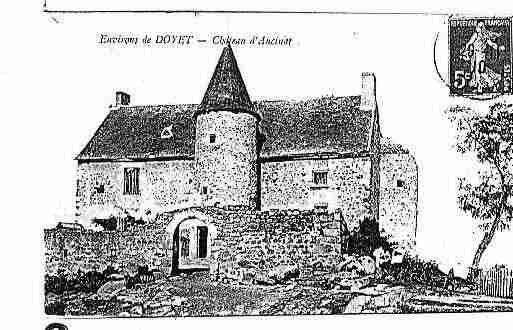 Ville de DOYET Carte postale ancienne