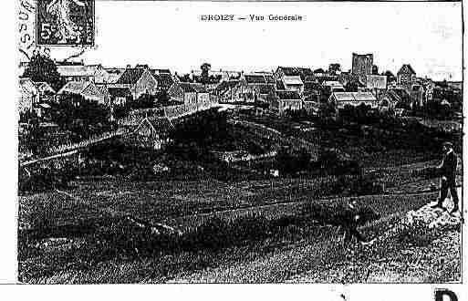 Ville de DROIZY Carte postale ancienne