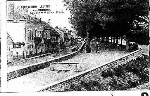 Ville de EBREUIL Carte postale ancienne