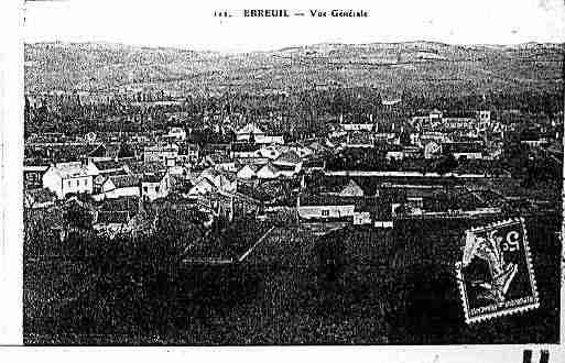 Ville de EBREUIL Carte postale ancienne