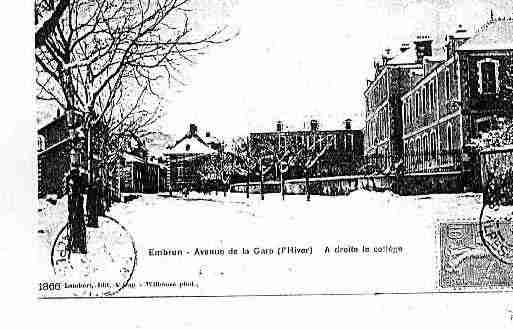 Ville de EMBRUN Carte postale ancienne