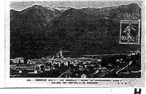 Ville de EMBRUN Carte postale ancienne