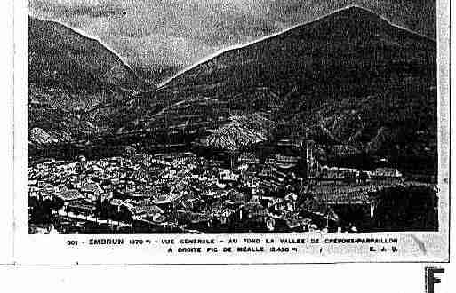 Ville de EMBRUN Carte postale ancienne