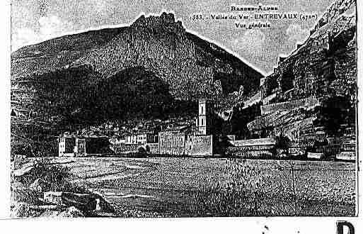 Ville de ENTREVAUX Carte postale ancienne