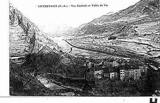 Ville de ENTREVAUX Carte postale ancienne