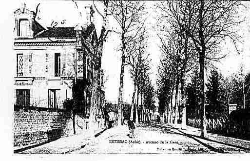 Ville de ESTISSAC Carte postale ancienne