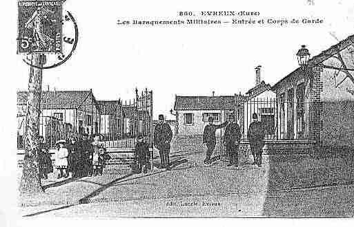 Ville de EVREUX Carte postale ancienne