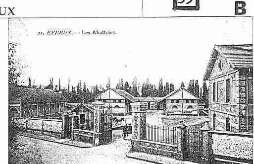 Ville de EVREUX Carte postale ancienne