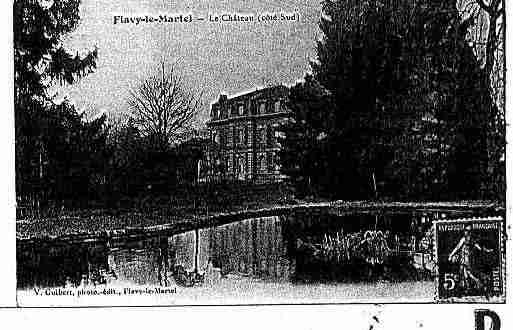 Ville de FLAVYLEMARTEL Carte postale ancienne