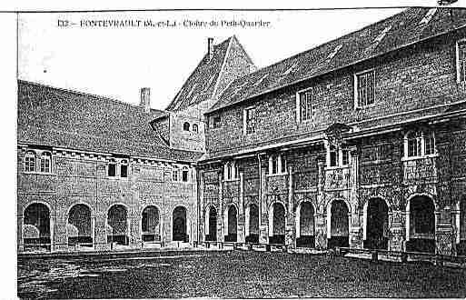 Ville de FONTEVRAUDL\'ABBAYE Carte postale ancienne