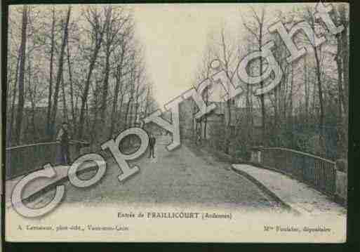 Ville de FRAILLICOURT Carte postale ancienne