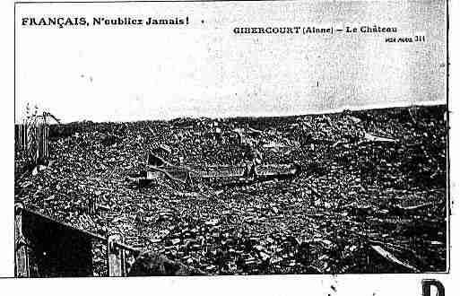 Ville de GIBERCOURT Carte postale ancienne