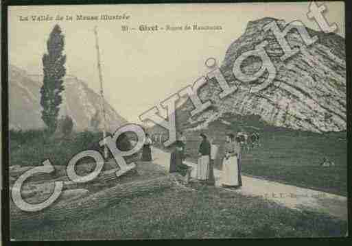 Ville de GIVET Carte postale ancienne