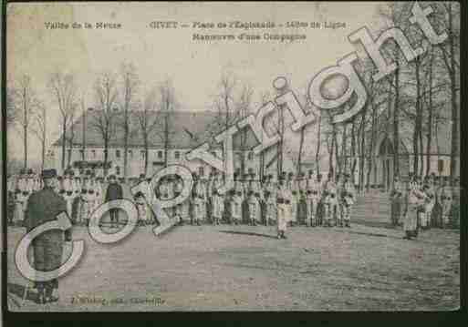 Ville de GIVET Carte postale ancienne