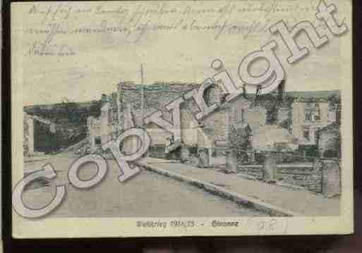 Ville de GIVONNE Carte postale ancienne