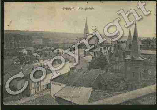 Ville de GRANDPRE Carte postale ancienne