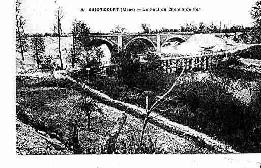 Ville de GUIGNICOURT Carte postale ancienne