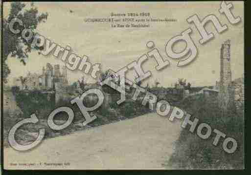 Ville de GUIGNICOURT Carte postale ancienne