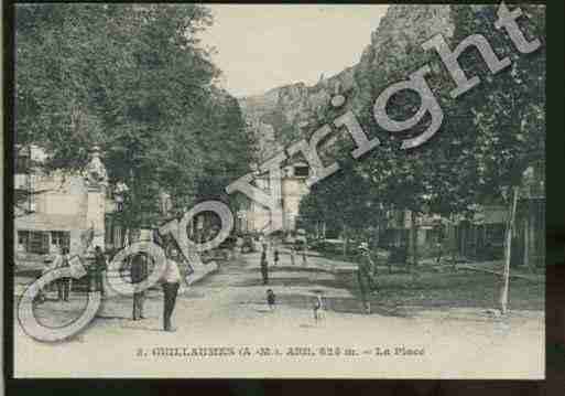 Ville de GUILLAUMES Carte postale ancienne