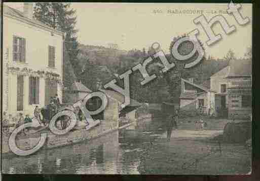 Ville de HARAUCOURT Carte postale ancienne