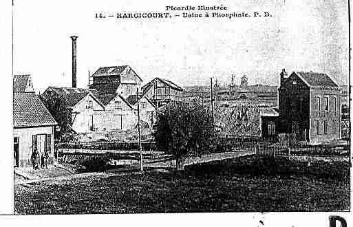 Ville de HARGICOURT Carte postale ancienne