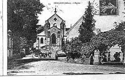 Ville de HERISSON Carte postale ancienne