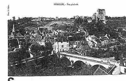 Ville de HERISSON Carte postale ancienne