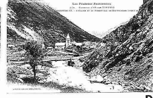 Ville de HOSPITALET(L\\\') Carte postale ancienne