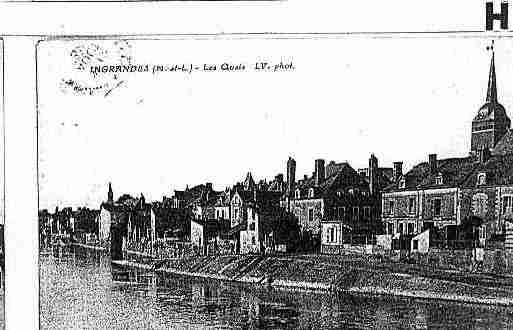 Ville de INGRANDESSURLOIRE Carte postale ancienne