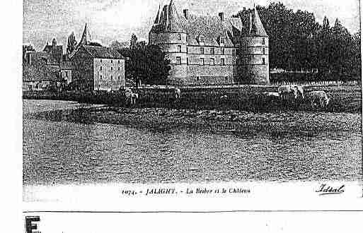 Ville de JALIGNYSURBESBRE Carte postale ancienne