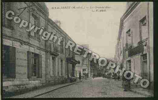 Ville de JARZE Carte postale ancienne