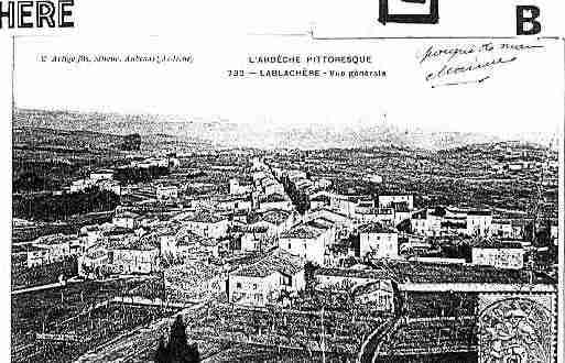 Ville de LABLACHERE Carte postale ancienne