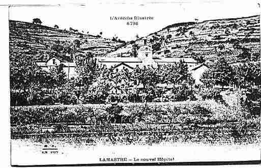 Ville de LAMASTRE Carte postale ancienne