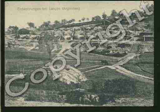 Ville de LANCON Carte postale ancienne