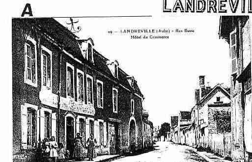 Ville de LANDREVILLE Carte postale ancienne