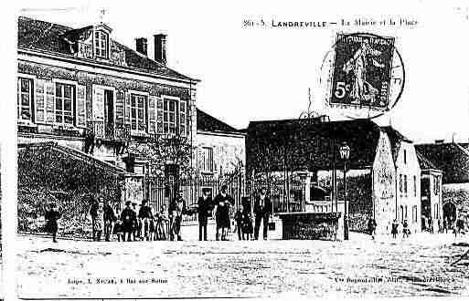 Ville de LANDREVILLE Carte postale ancienne