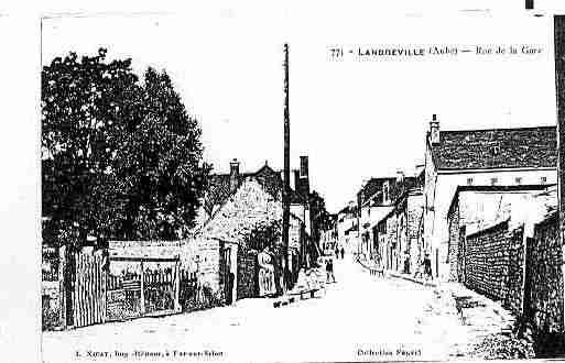 Ville de LANDREVILLE Carte postale ancienne