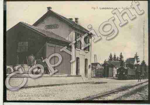 Ville de LANDREVILLE Carte postale ancienne