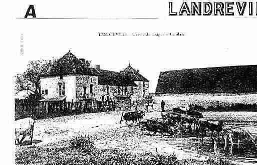 Ville de LANDREVILLE Carte postale ancienne