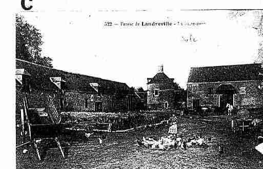 Ville de LANDREVILLE Carte postale ancienne