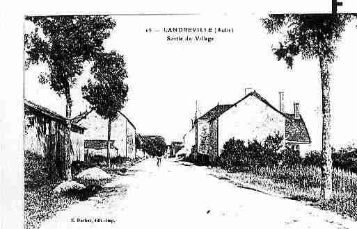 Ville de LANDREVILLE Carte postale ancienne