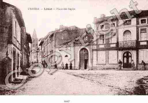 Ville de LEZATSURLEZE Carte postale ancienne